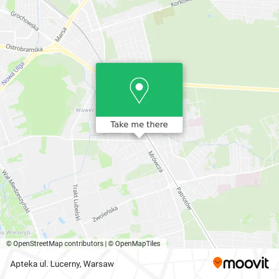 Карта Apteka ul. Lucerny