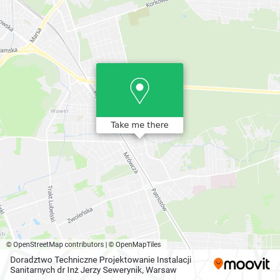 Doradztwo Techniczne Projektowanie Instalacji Sanitarnych dr Inż Jerzy Sewerynik map