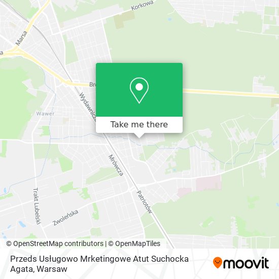 Przeds Usługowo Mrketingowe Atut Suchocka Agata map