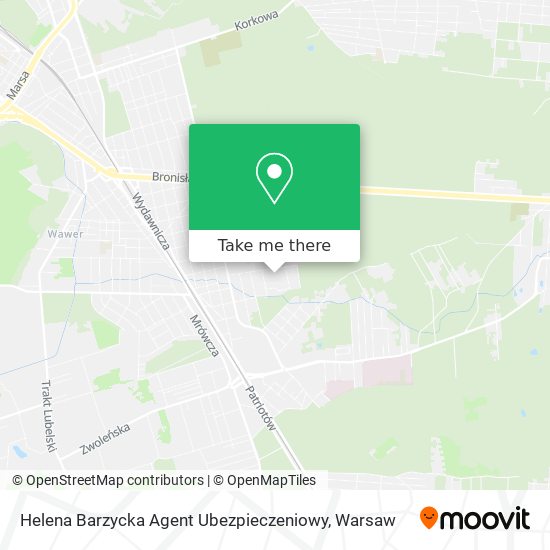 Helena Barzycka Agent Ubezpieczeniowy map