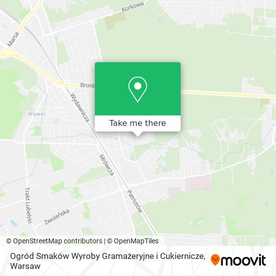 Ogród Smaków Wyroby Gramażeryjne i Cukiernicze map