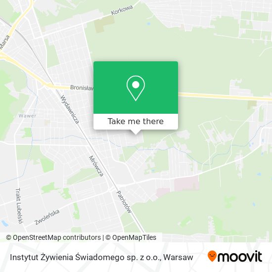 Instytut Żywienia Świadomego sp. z o.o. map