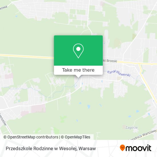 Przedszkole Rodzinne w Wesołej map