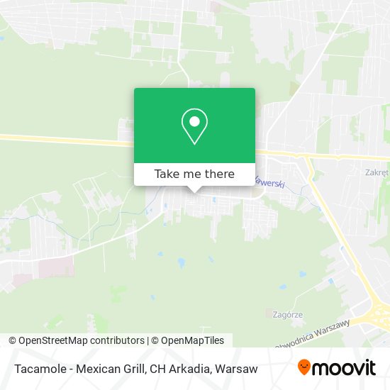 Tacamole - Mexican Grill, CH Arkadia map