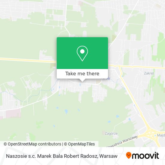 Naszosie s.c. Marek Bala Robert Radosz map