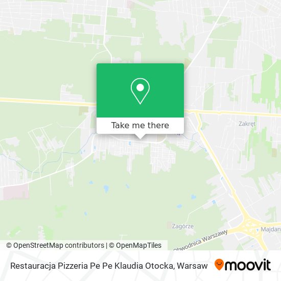 Restauracja Pizzeria Pe Pe Klaudia Otocka map