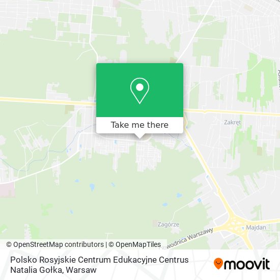 Polsko Rosyjskie Centrum Edukacyjne Centrus Natalia Gołka map