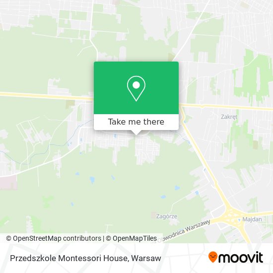 Przedszkole Montessori House map