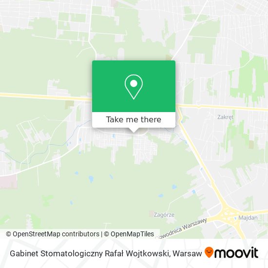 Gabinet Stomatologiczny Rafał Wojtkowski map