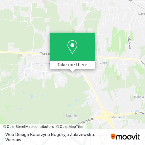 Web Design Katarzyna Bogoryja Zakrzewska map