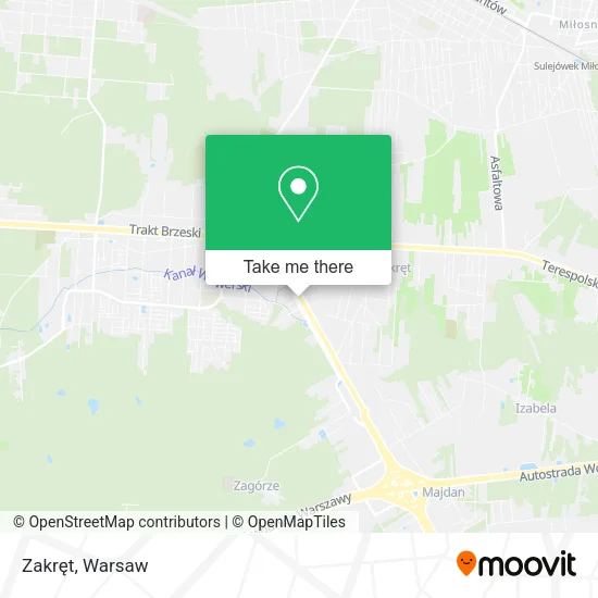 Zakręt map
