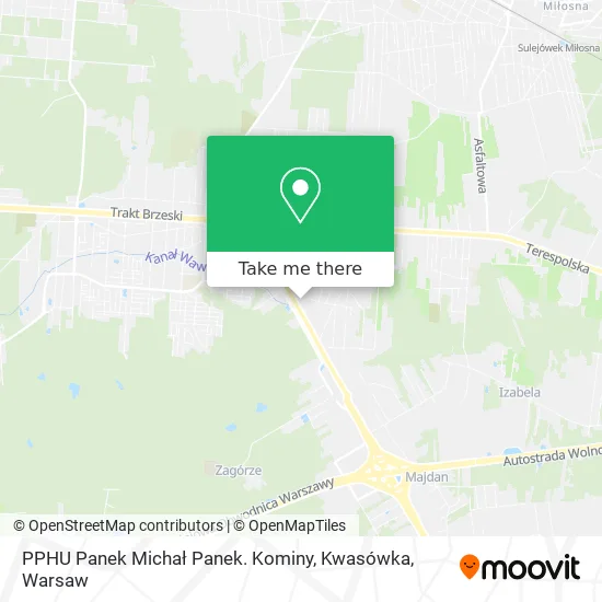 Карта PPHU Panek Michał Panek. Kominy, Kwasówka