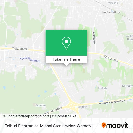 Telbud Electronics-Michał Stankiewicz map