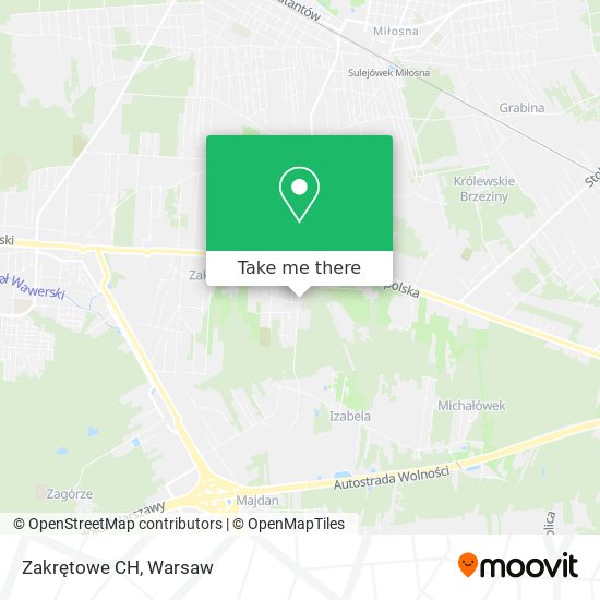 Zakrętowe CH map