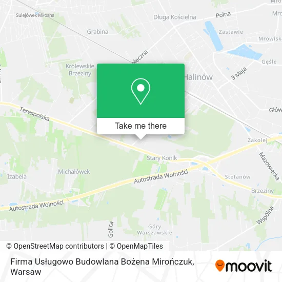Firma Usługowo Budowlana Bożena Mirończuk map
