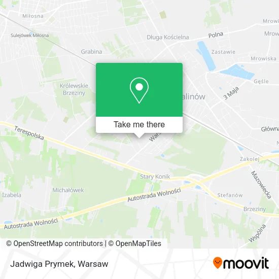 Jadwiga Prymek map