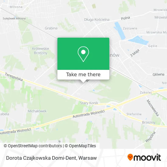 Dorota Czajkowska Domi-Dent map