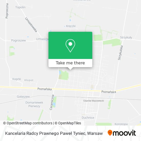 Kancelaria Radcy Prawnego Paweł Tyniec map