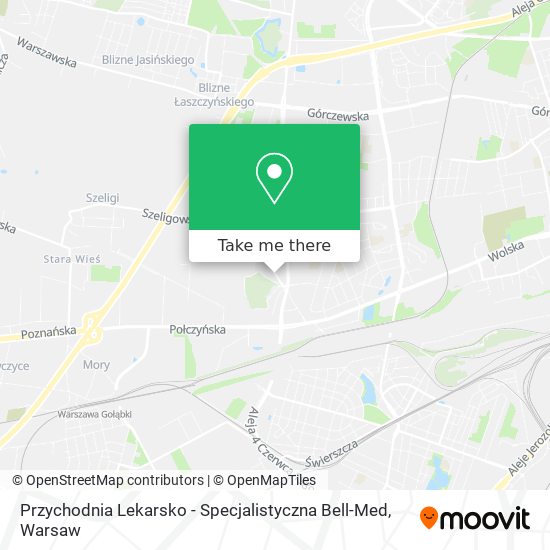 Przychodnia Lekarsko - Specjalistyczna Bell-Med map