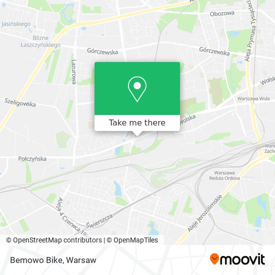 Bemowo Bike map