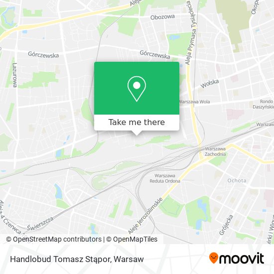 Handlobud Tomasz Stąpor map