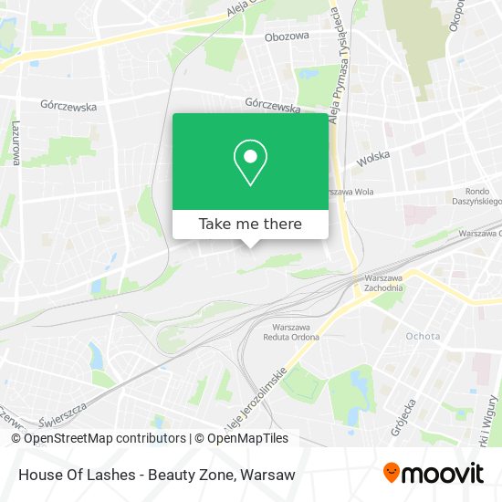 House Of Lashes - Beauty Zone map