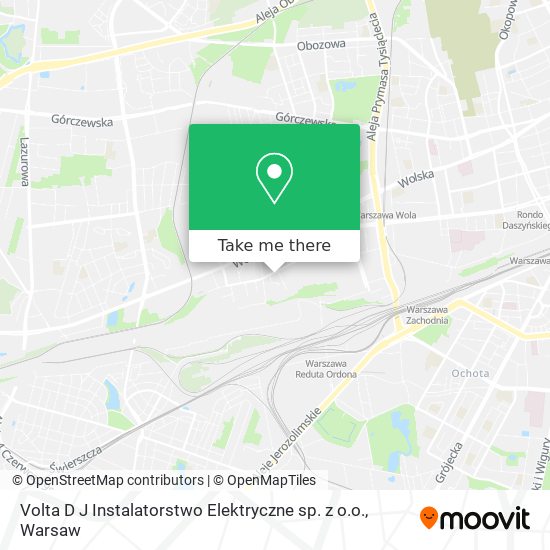 Volta D J Instalatorstwo Elektryczne sp. z o.o. map