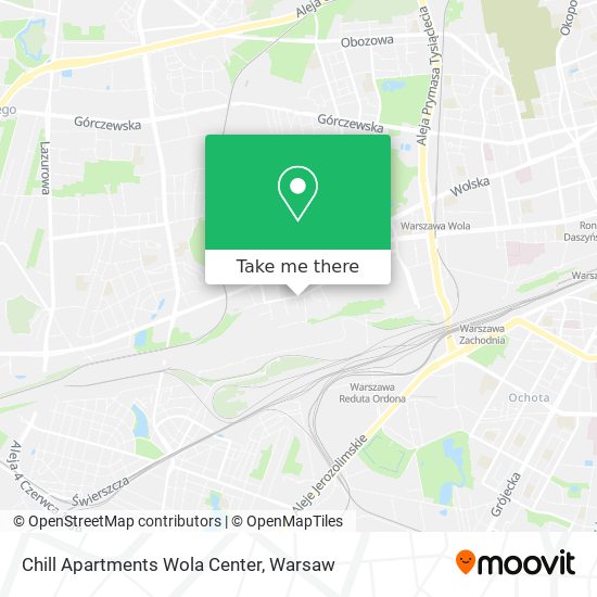 Chill Apartments Wola Center map