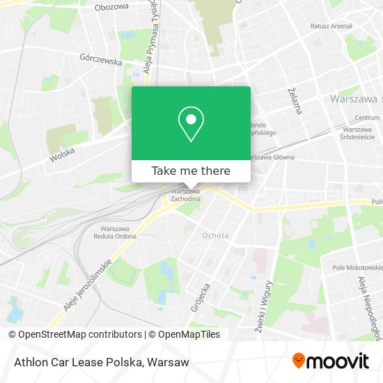 Athlon Car Lease Polska map