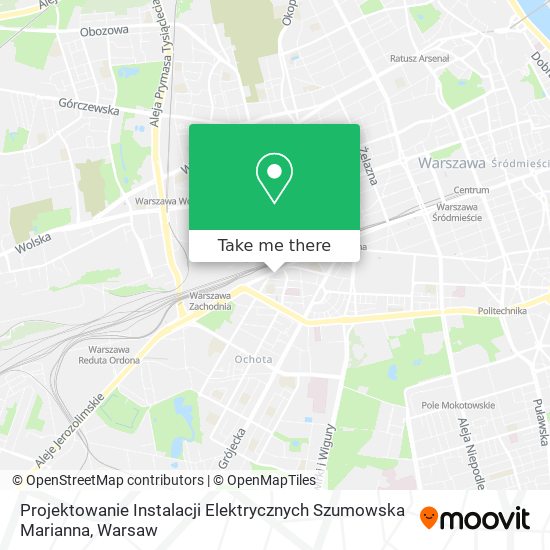 Карта Projektowanie Instalacji Elektrycznych Szumowska Marianna