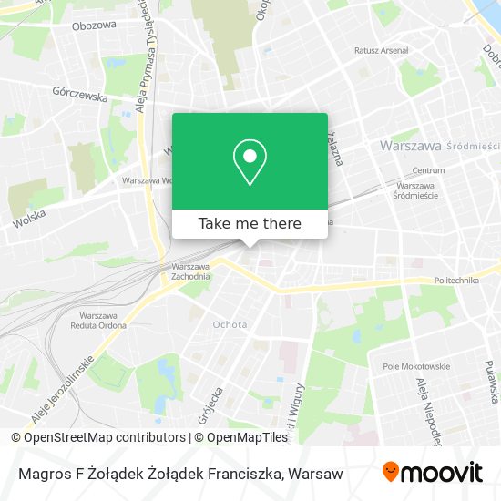 Magros F Żołądek Żołądek Franciszka map