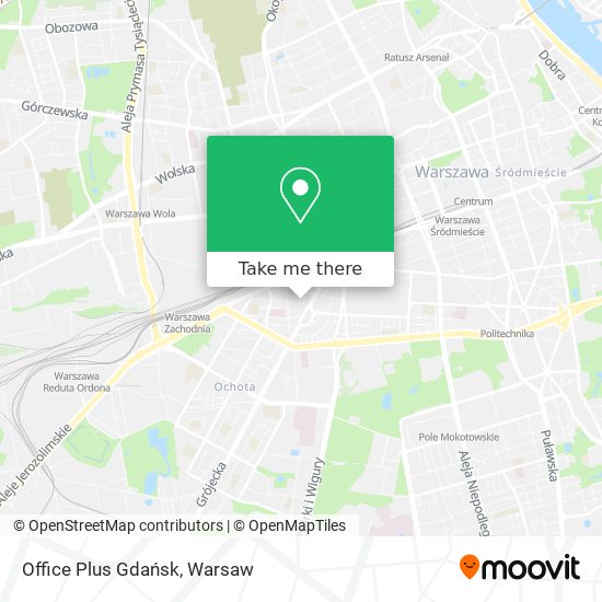 Office Plus Gdańsk map