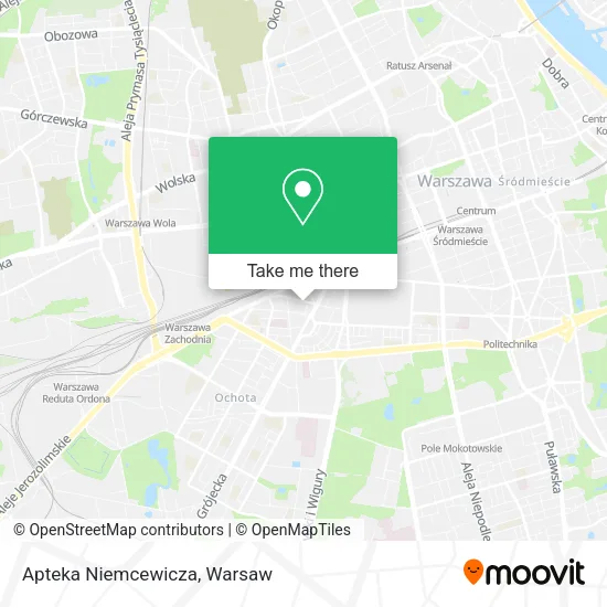 Карта Apteka Niemcewicza
