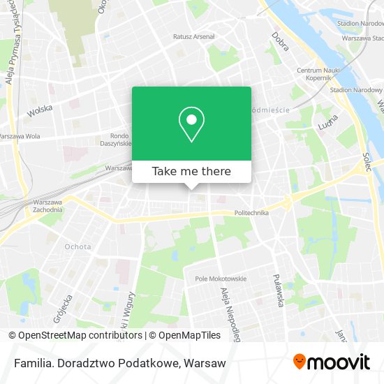 Familia. Doradztwo Podatkowe map