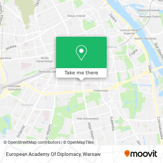 European Academy Of Diplomacy map