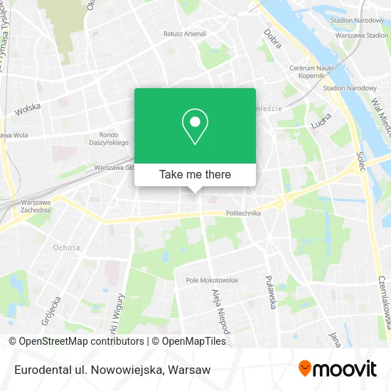Eurodental ul. Nowowiejska map