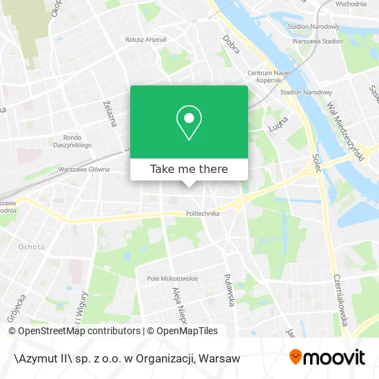 Карта \Azymut II\ sp. z o.o. w Organizacji