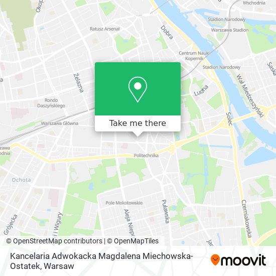 Карта Kancelaria Adwokacka Magdalena Miechowska-Ostatek