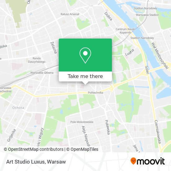 Art Studio Luxus map