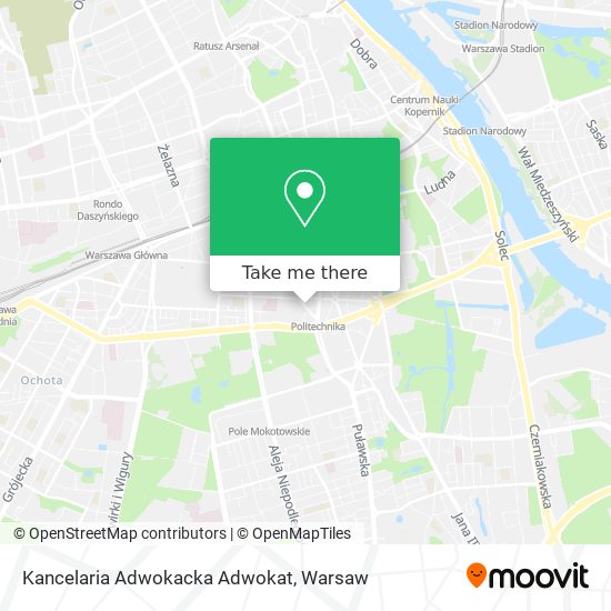 Kancelaria Adwokacka Adwokat map