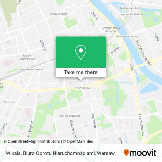 Wikala. Biuro Obrotu Nieruchomościami map