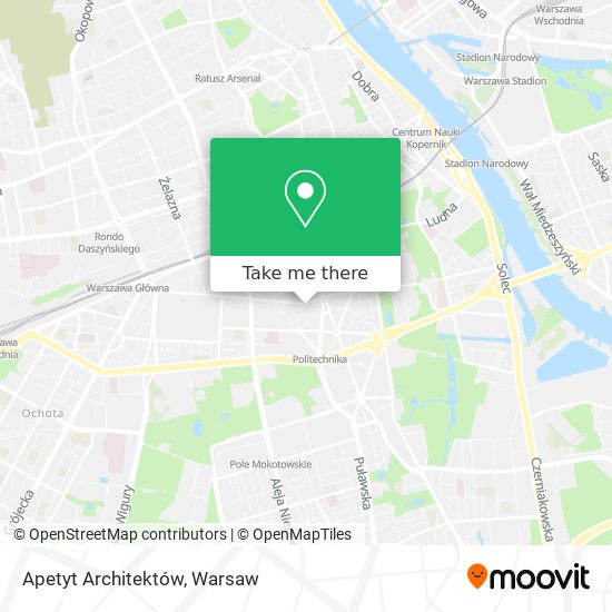 Apetyt Architektów map