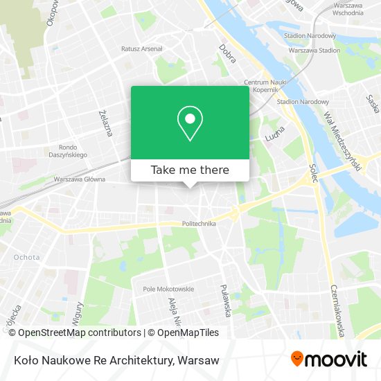 Koło Naukowe Re Architektury map