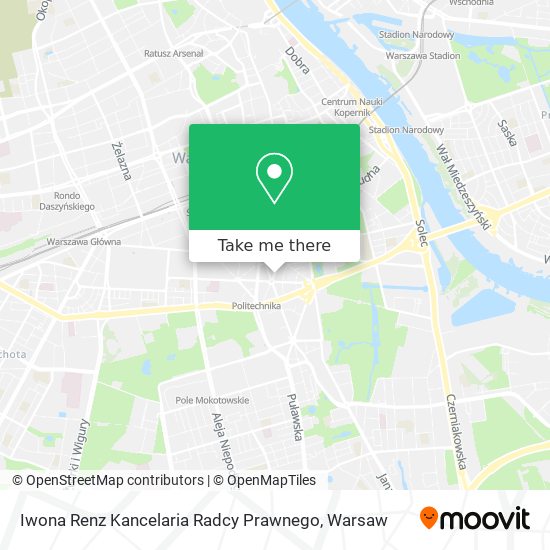 Iwona Renz Kancelaria Radcy Prawnego map