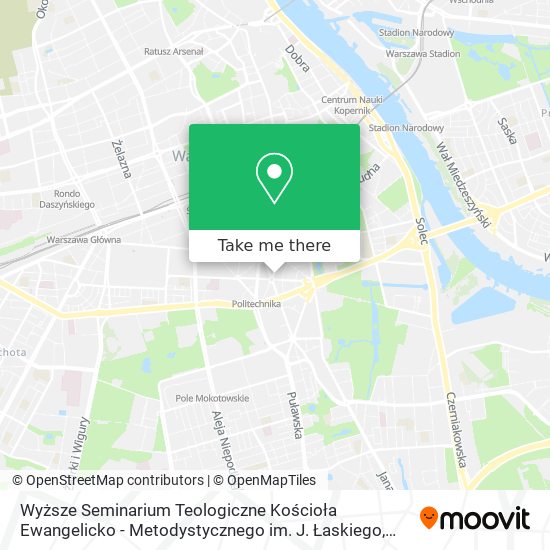 Wyższe Seminarium Teologiczne Kościoła Ewangelicko - Metodystycznego im. J. Łaskiego map