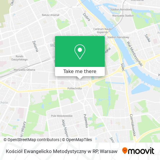 Kościół Ewangelicko Metodystyczny w RP map