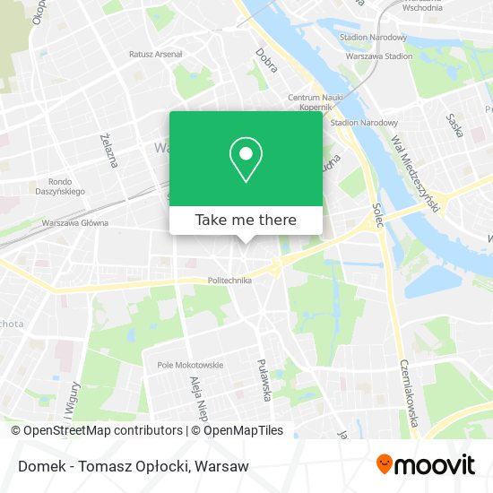 Domek - Tomasz Opłocki map