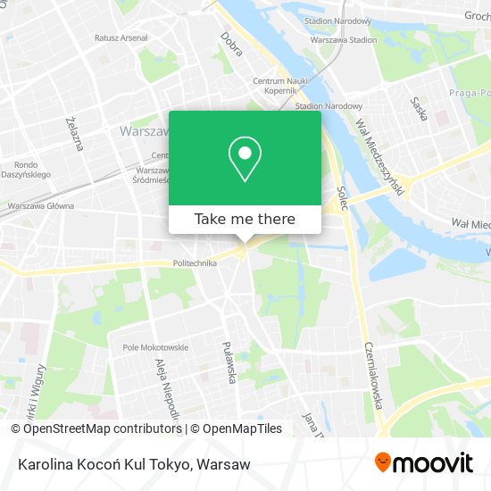 Karolina Kocoń Kul Tokyo map