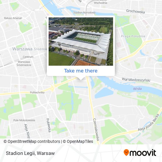 Карта Stadion Legii
