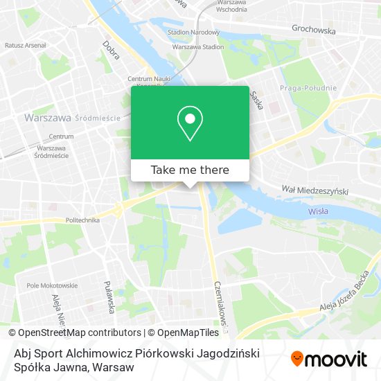 Abj Sport Alchimowicz Piórkowski Jagodziński Spółka Jawna map